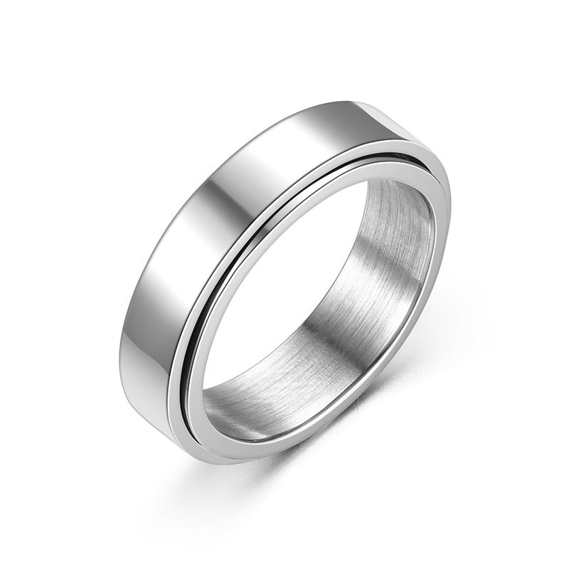 Women's Fashion Spinning Action Titanium Vegetable Ring