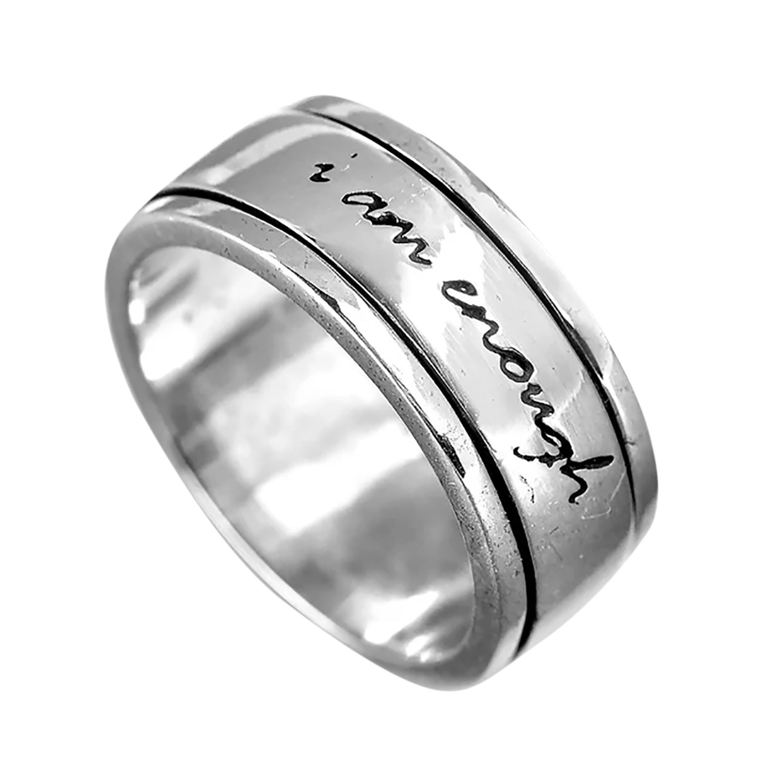 New Relief Rotatable Letters Rotatable Decompression Anxiety Ring